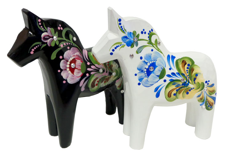 Decorated Dala Horses