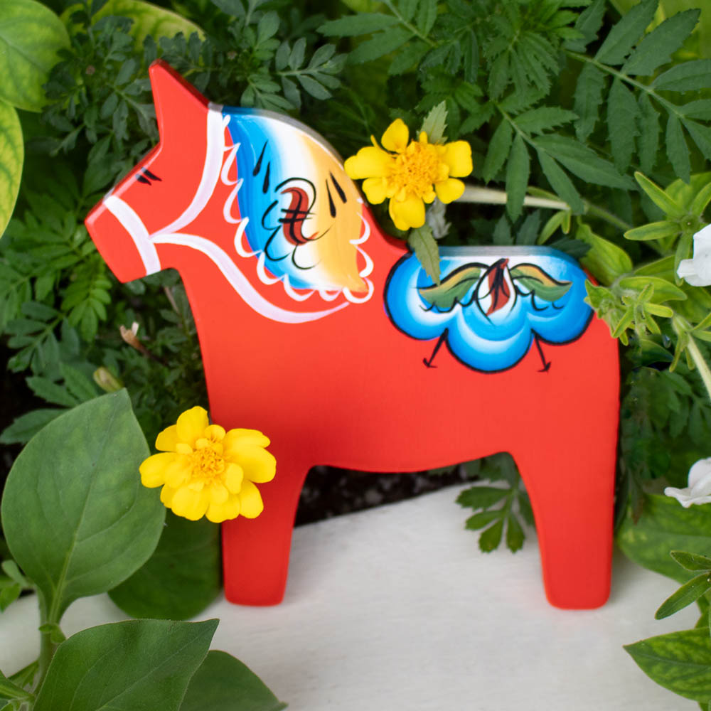 Dala Horse Sign, 6" thin