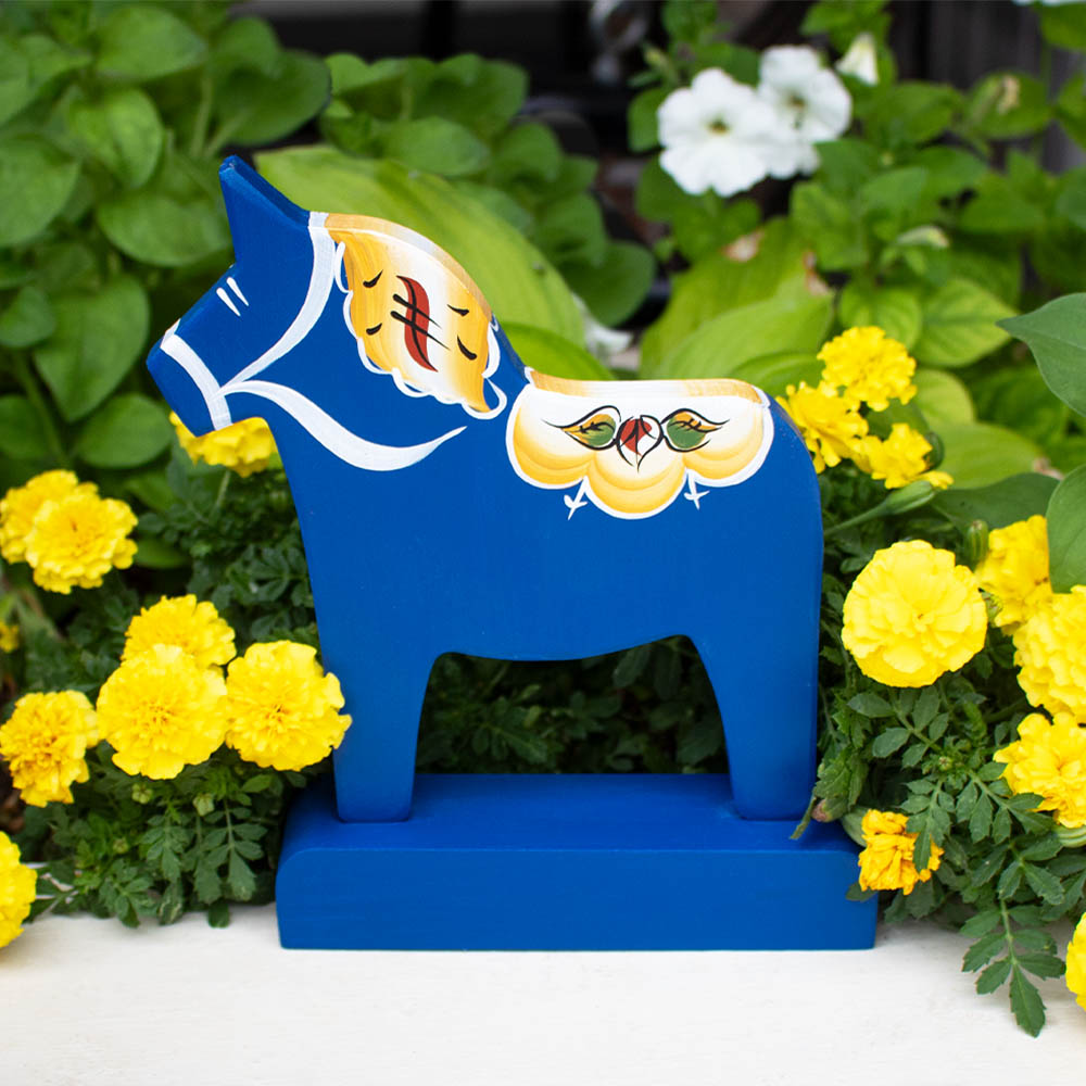 Desk Dala Horse, 6" thin
