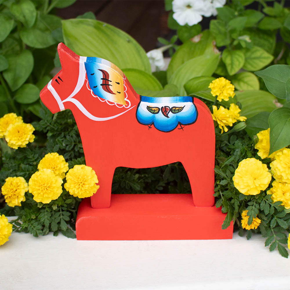 Desk Dala Horse, 6" thin