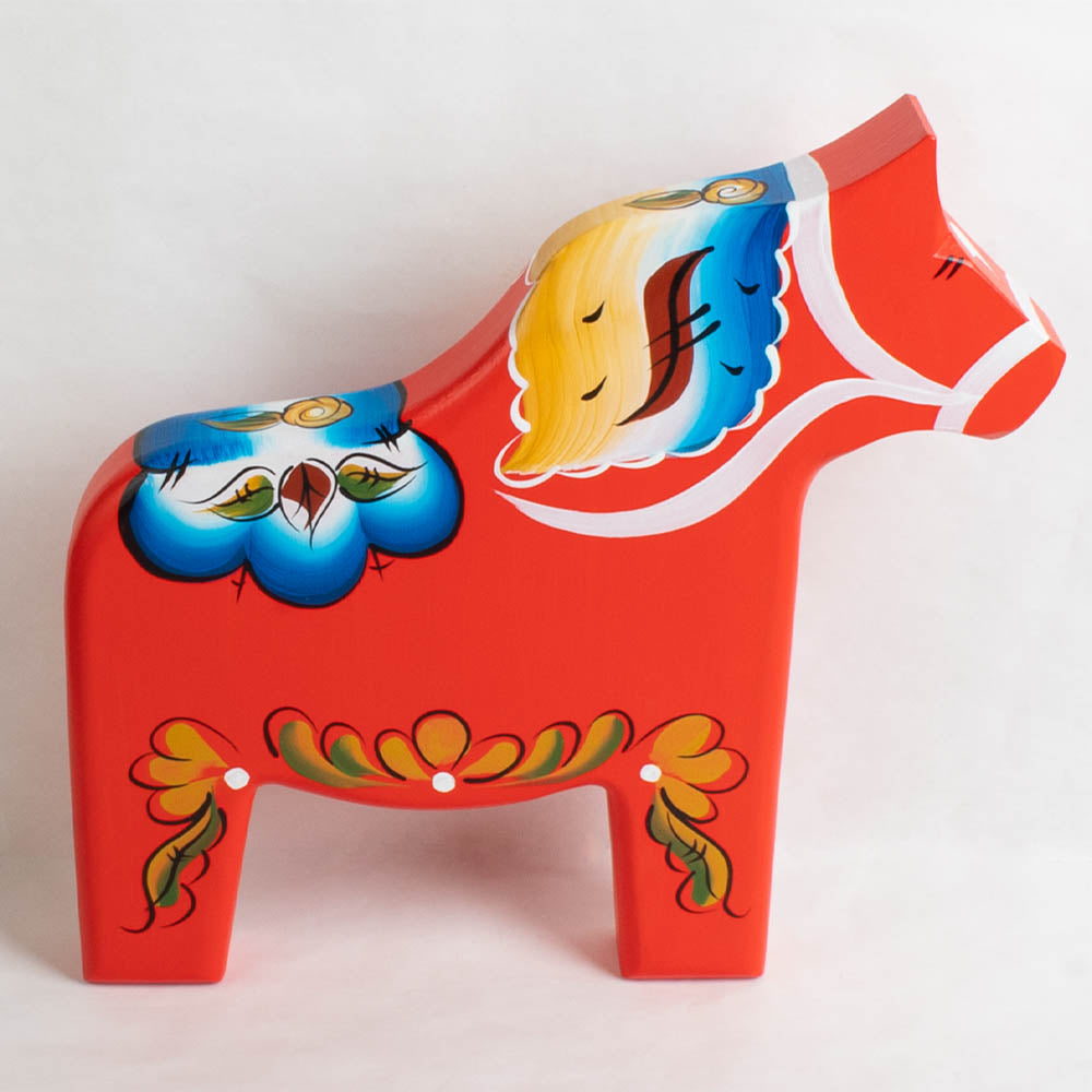 Dala Horse Sign, 11" solid wood