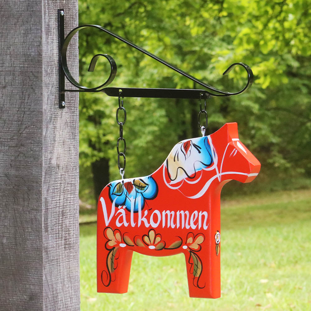 Dala Horse Sign, 14" solid wood