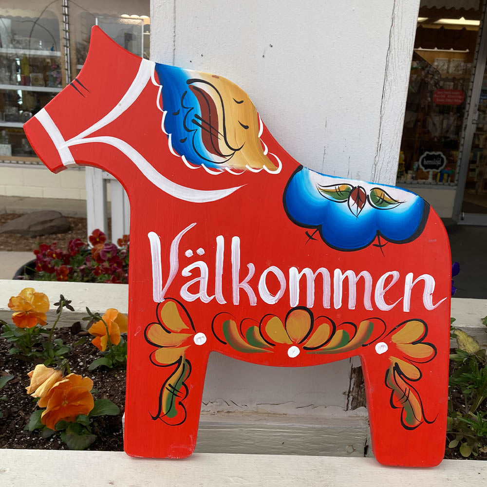 Dala Horse Sign, 14" thin profile