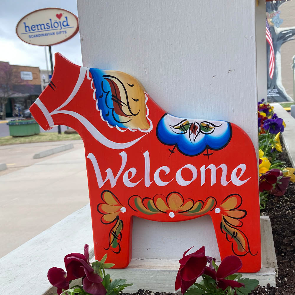 Dala Horse Sign, 11" thin profile