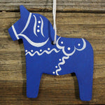 Ornament - Hemslöjd Dala Horse Variety, 4 pack