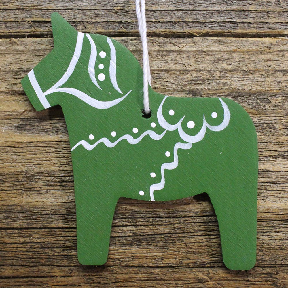 Ornament - Hemslöjd Dala Horse, modern design