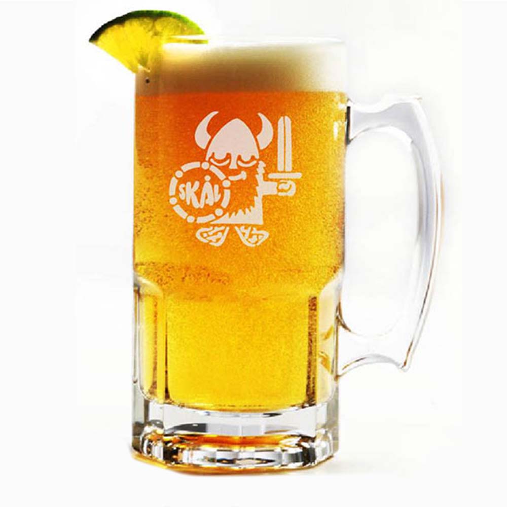 Etched Beer Mug - 25oz