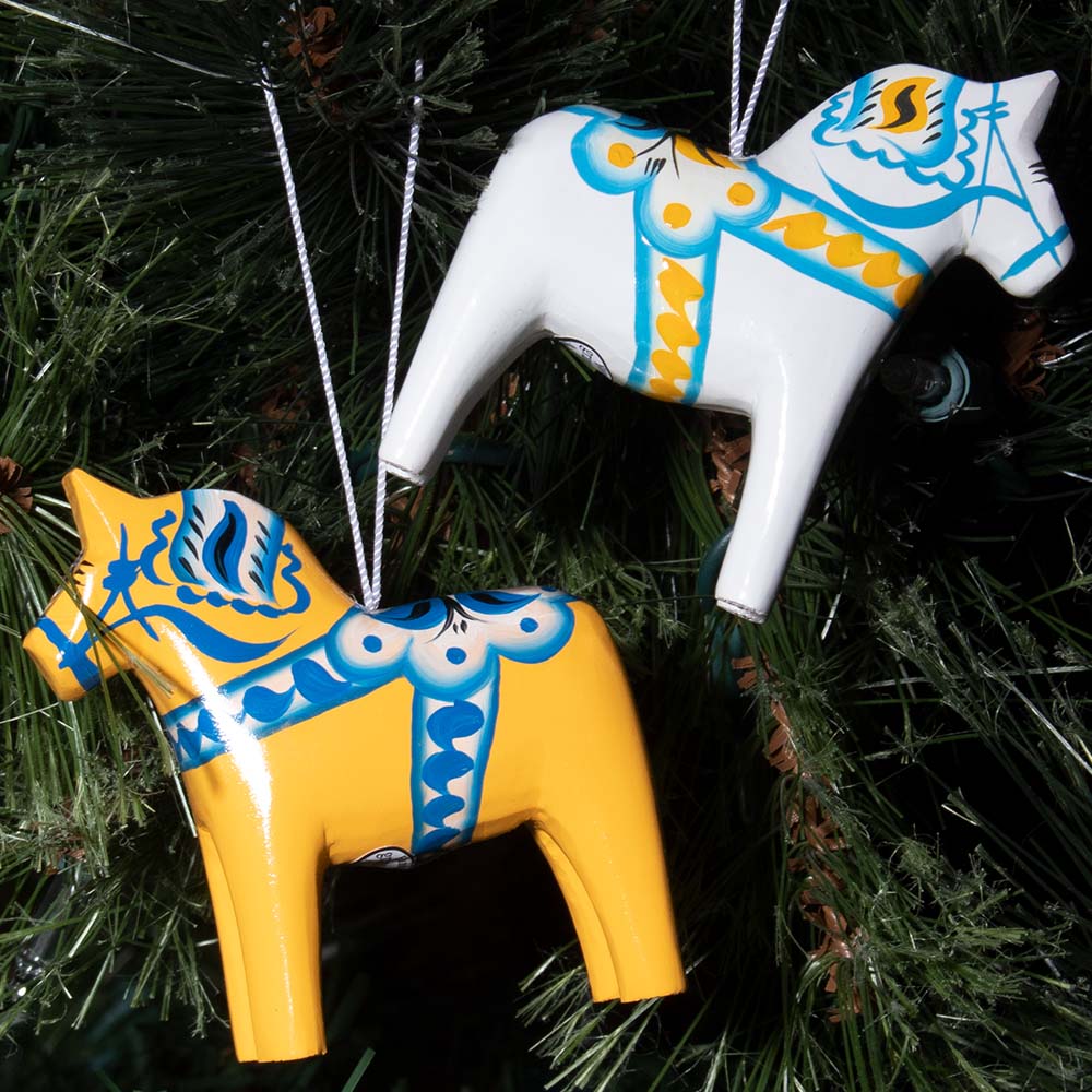 Swedish Dala Horse Ornament