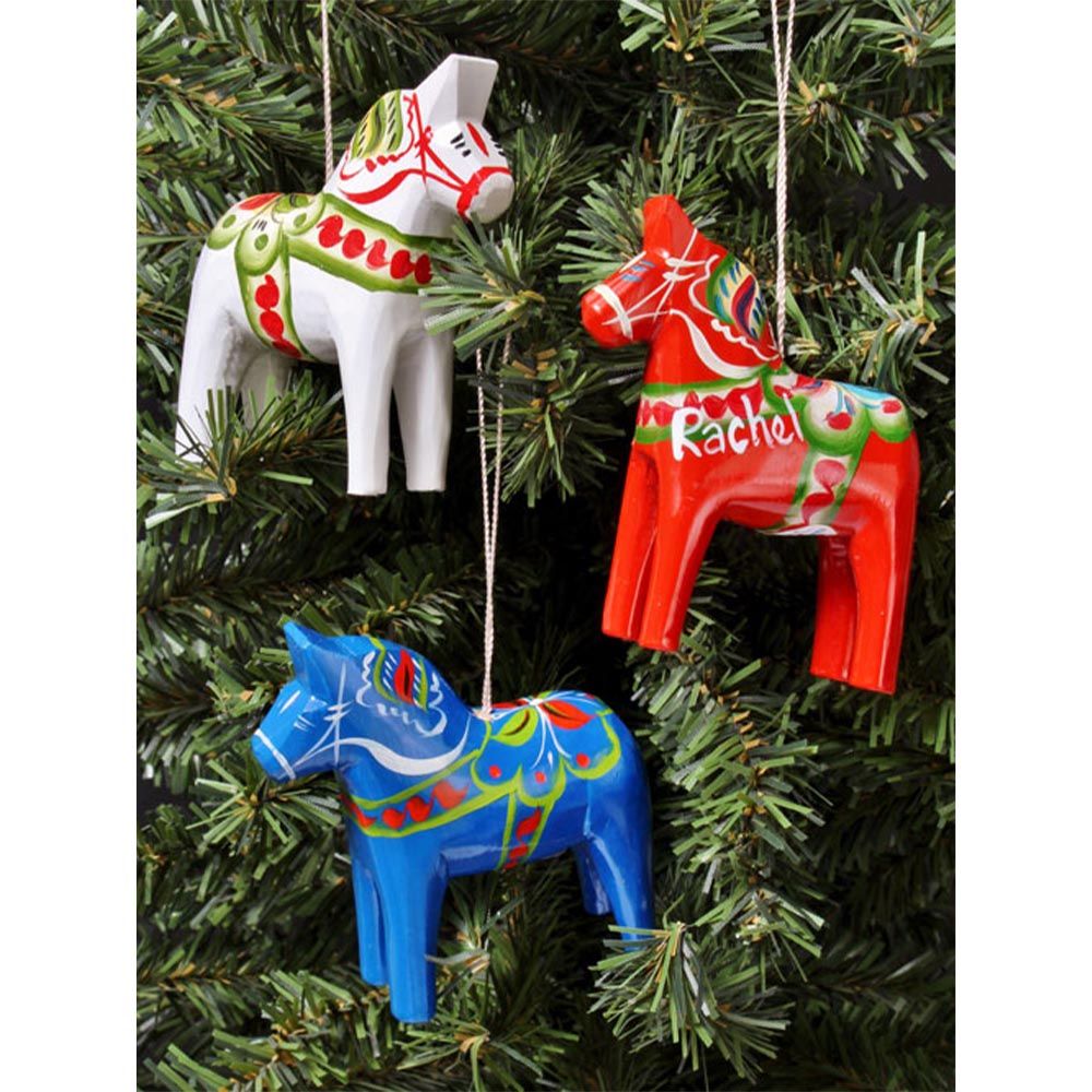 Swedish Dala Horse Ornament