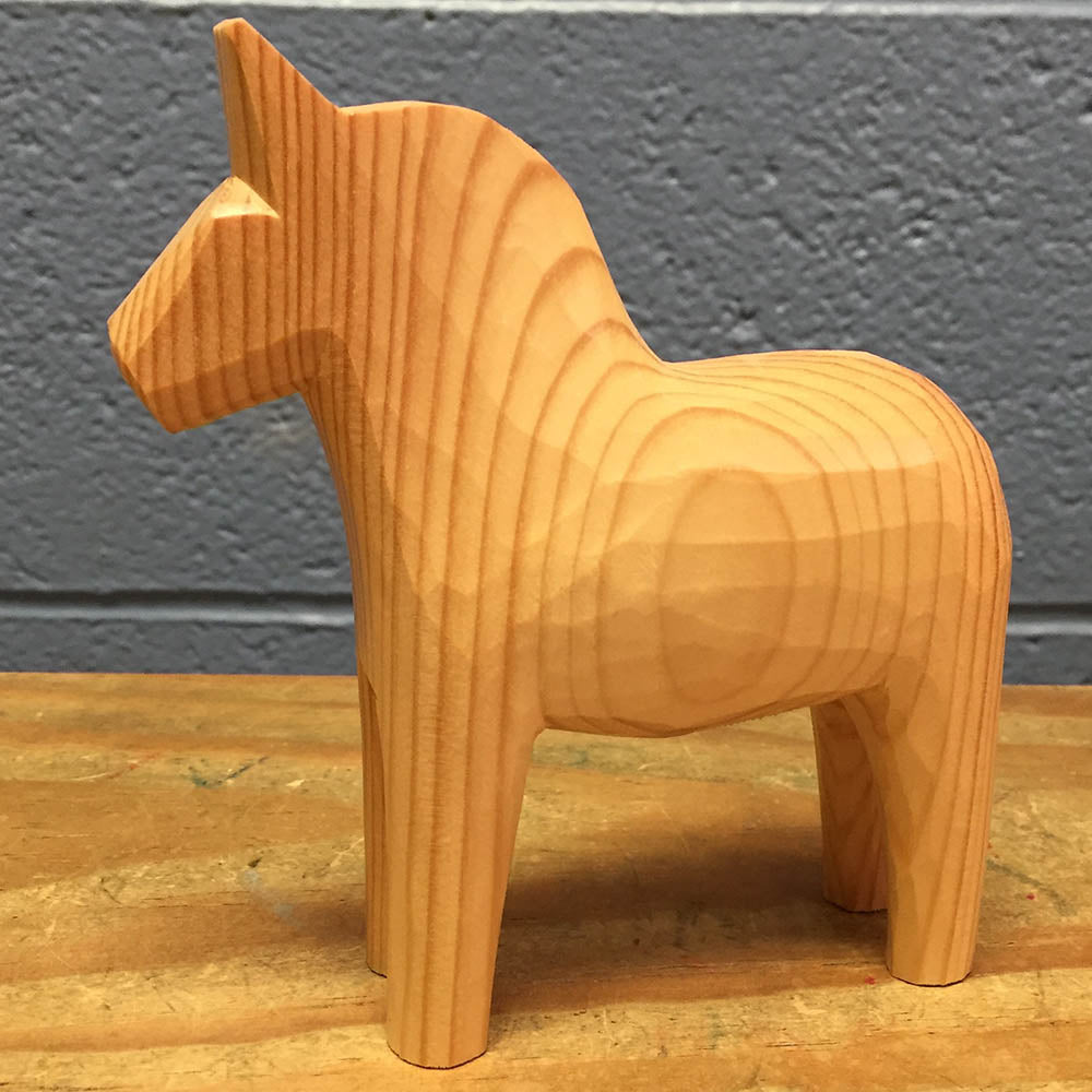 Unfinished Dala Horses