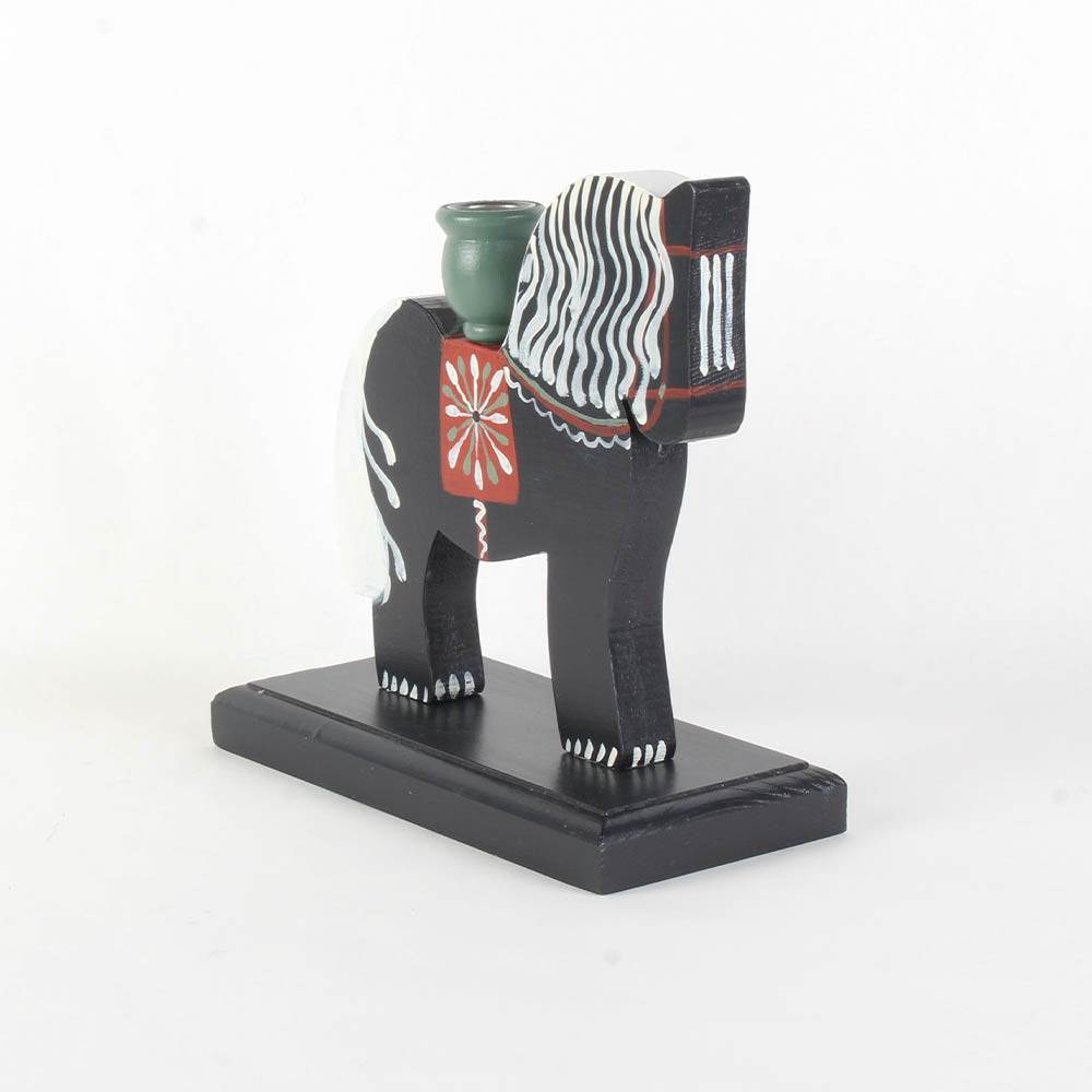 Black Horse Single Candle Holder