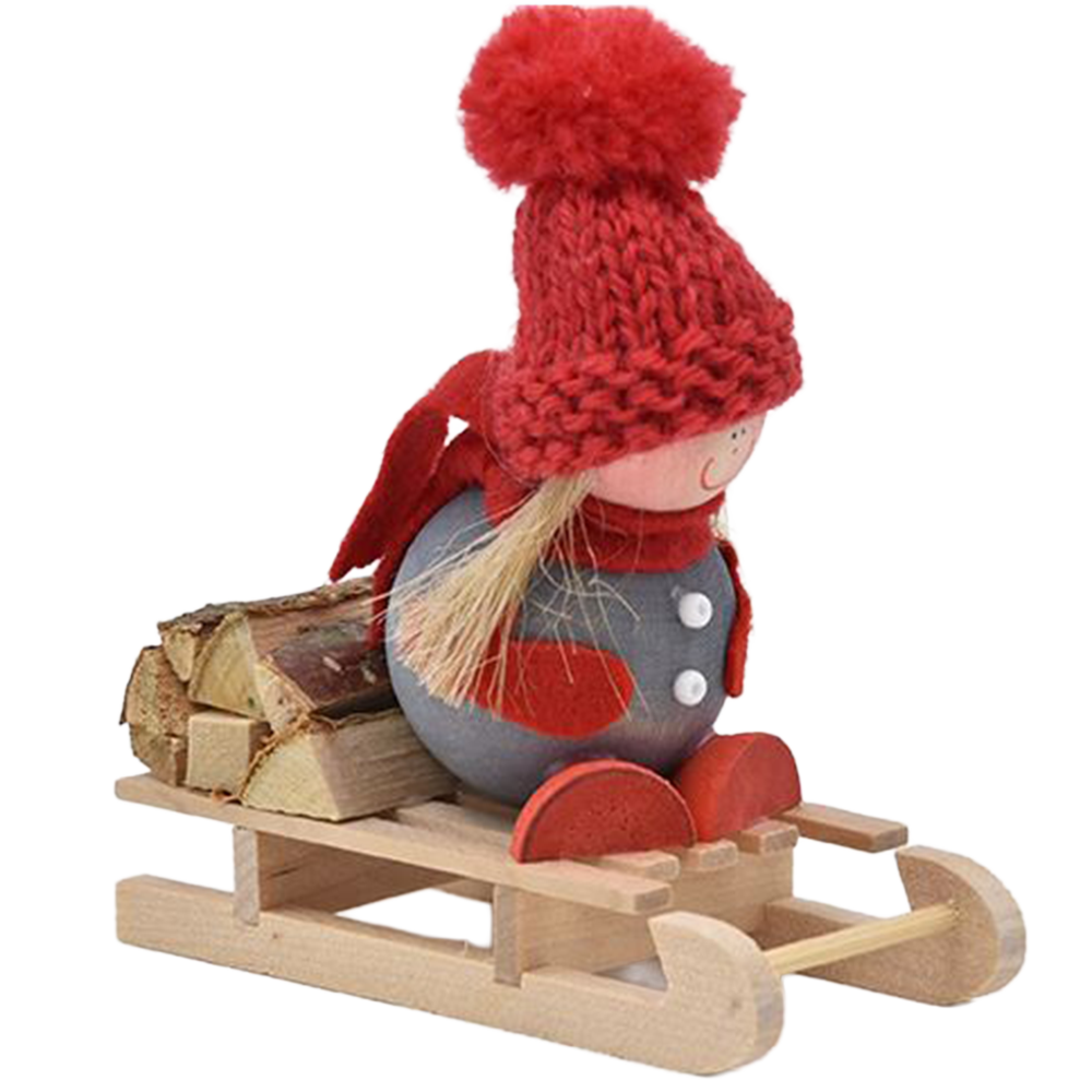 Finnish Tonttu on Sled
