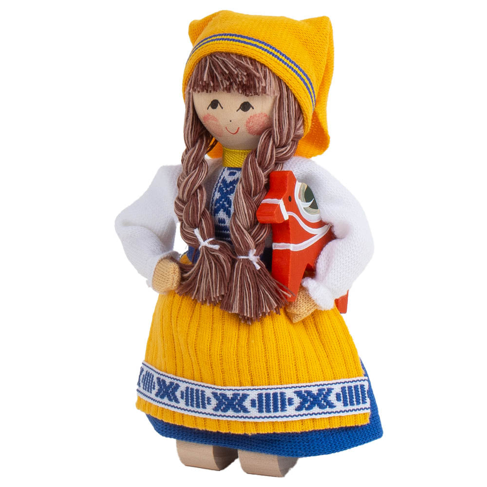Girl with Dala Horse