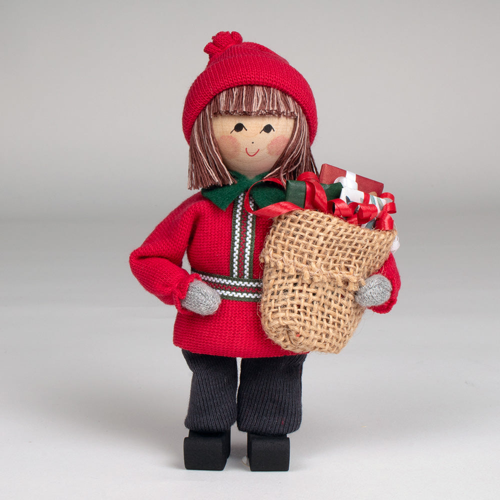 Tomte Boy with Sack of Presents