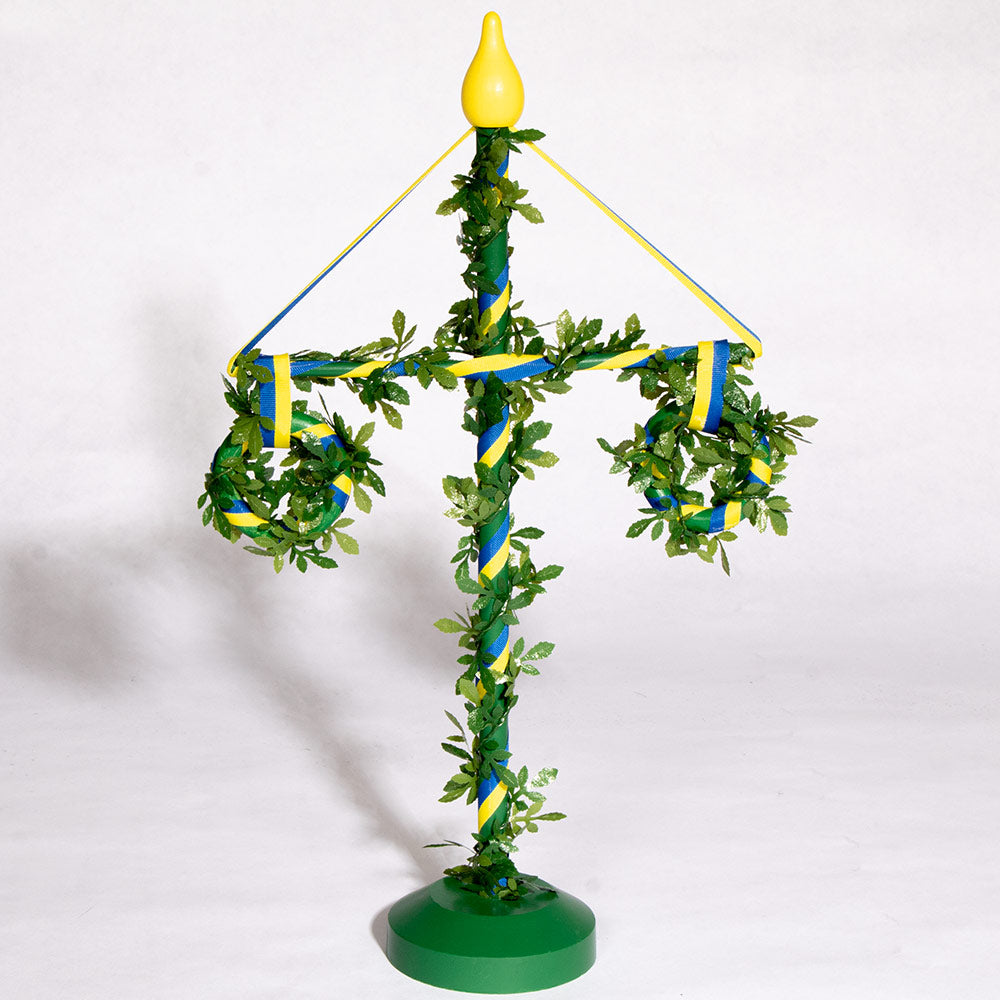 Maypole with Greenery 15"