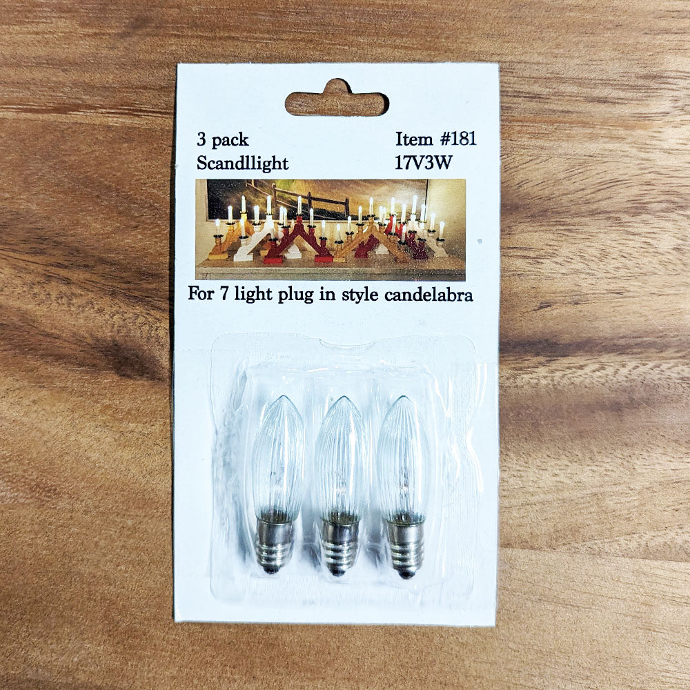 Replacement Scandlight Bulbs for 7-Candle Candlestick