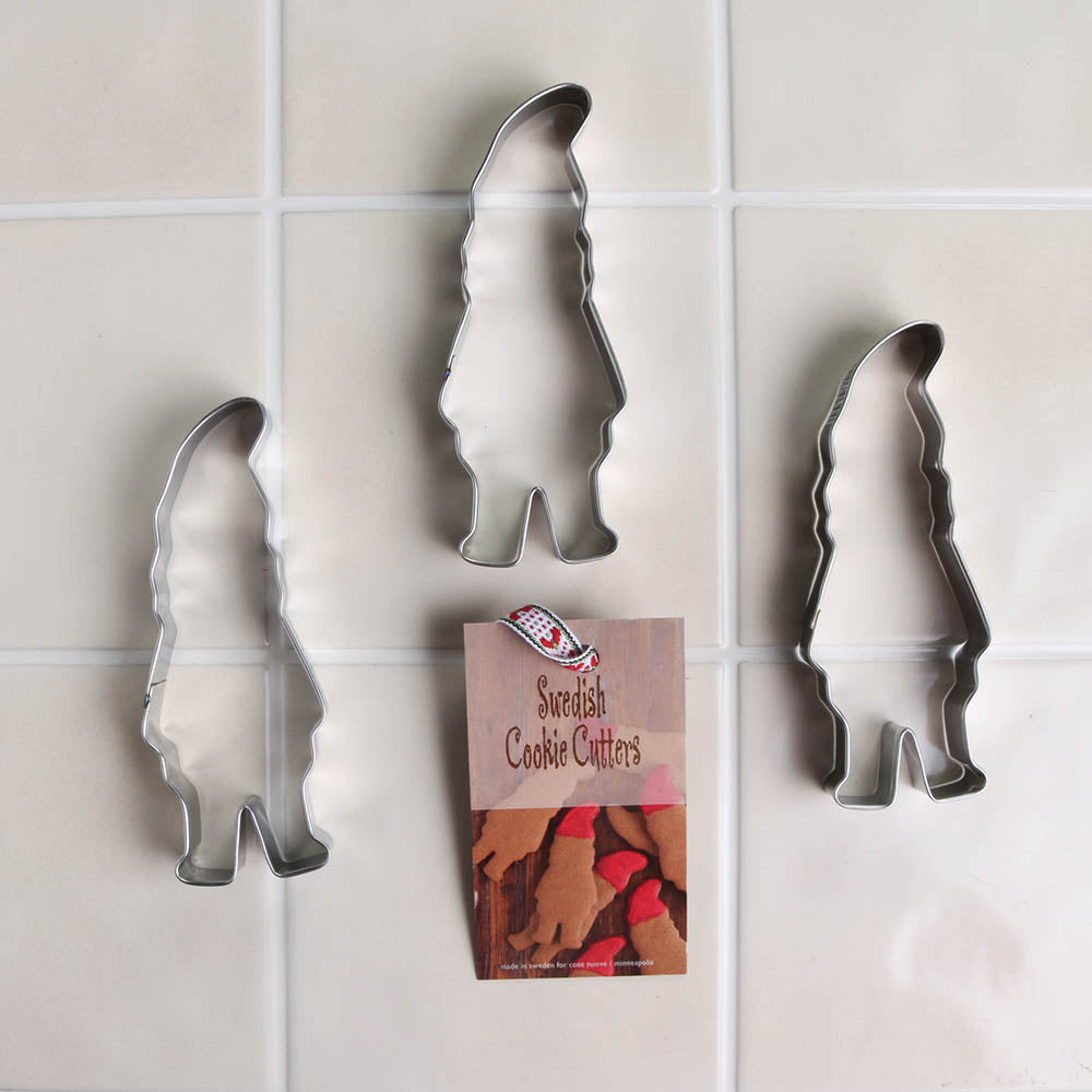 Tomte Cookie Cutters - set of 3