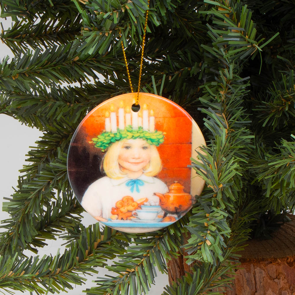 Handcrafted Porcelain Ornament - Lucia
