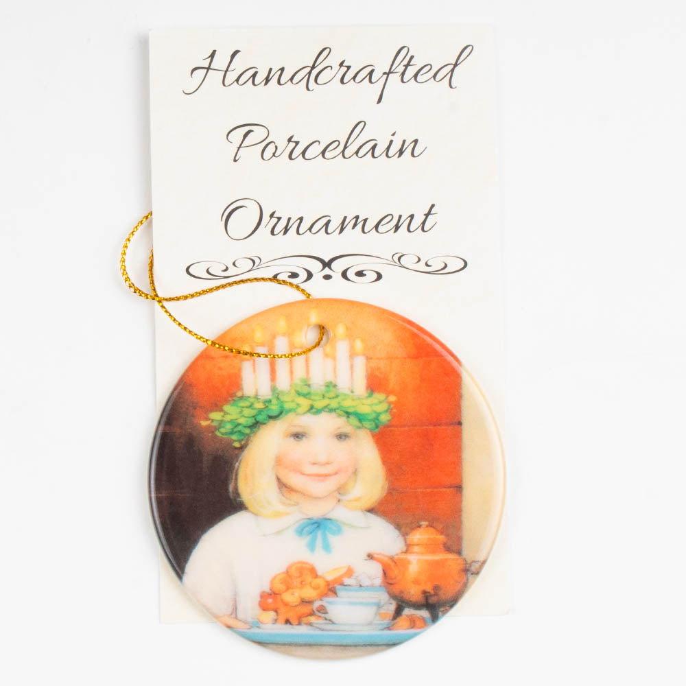 Handcrafted Porcelain Ornament - Lucia
