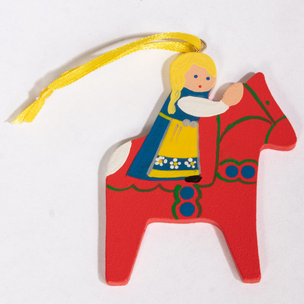 Ornament - Svea on Dala Horse