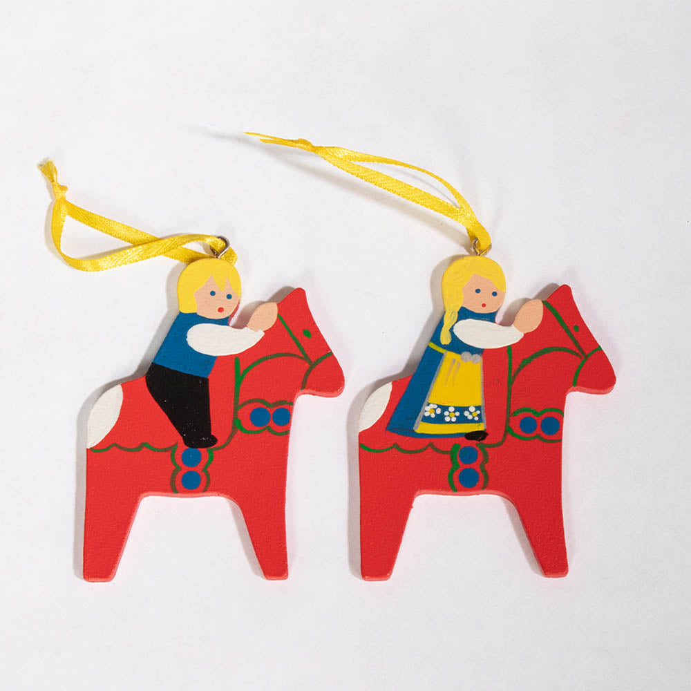 Ornament - Svea on Dala Horse