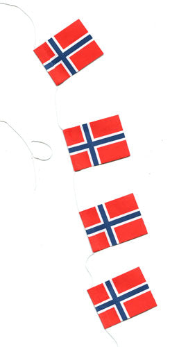 Norwegian Flag Garlands
