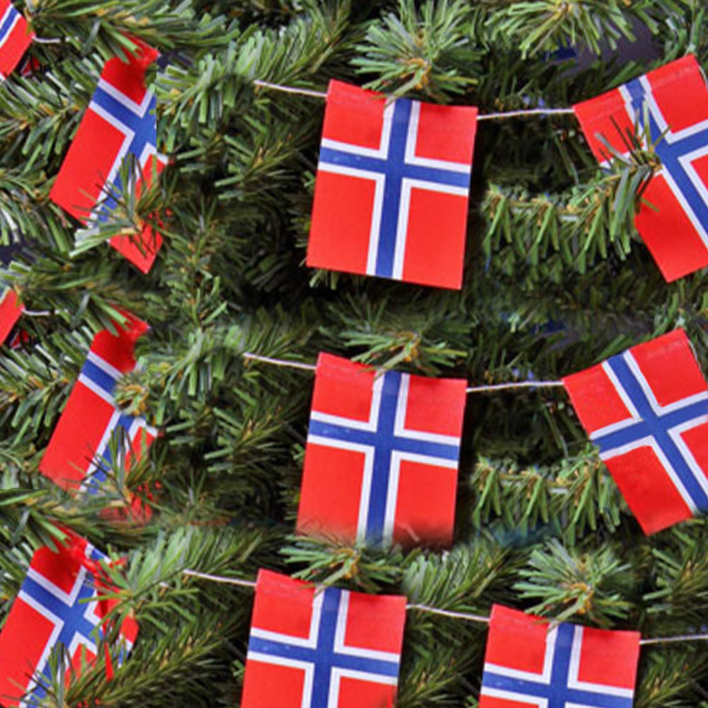 Norwegian Flag Garlands