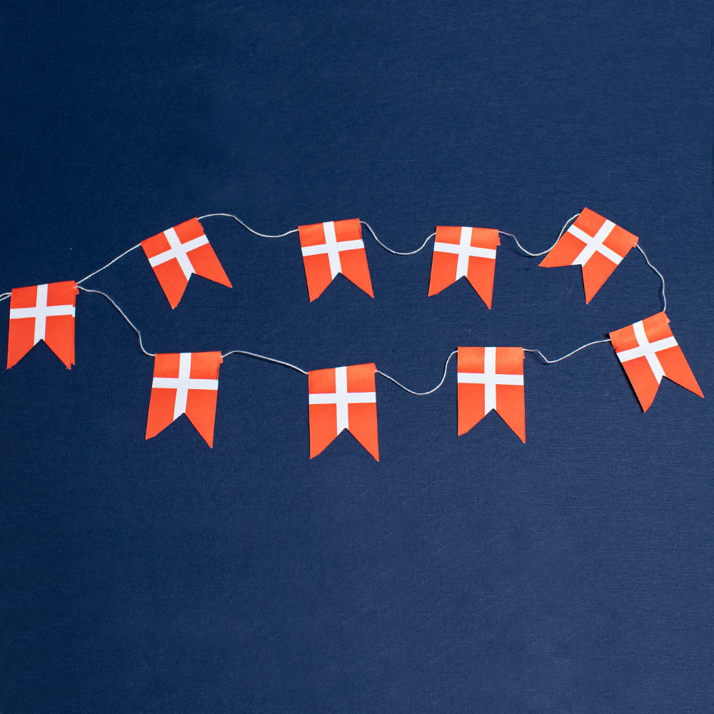 Danish Flag Garlands
