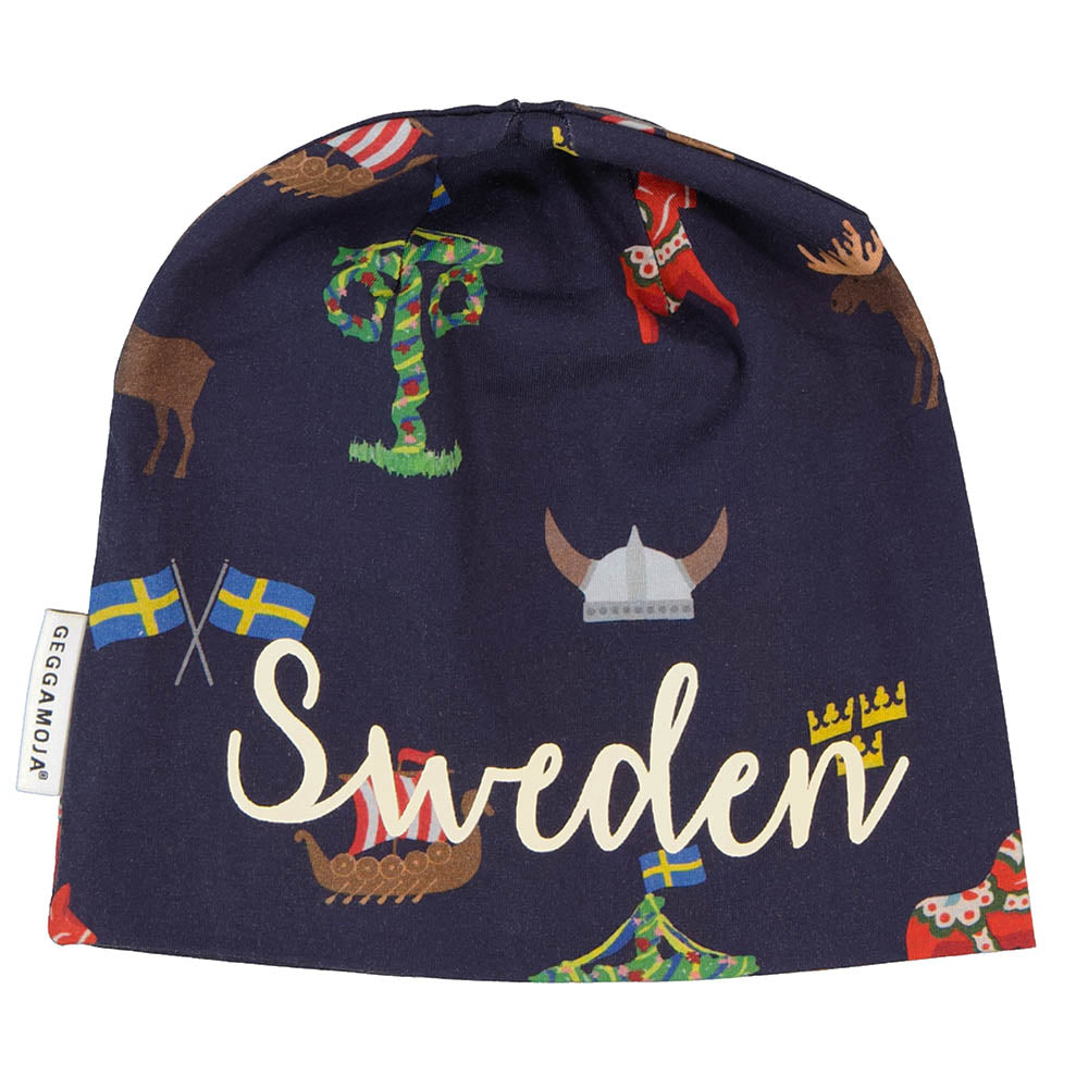 Geggamoja Child's Beanie - Swedish Icons