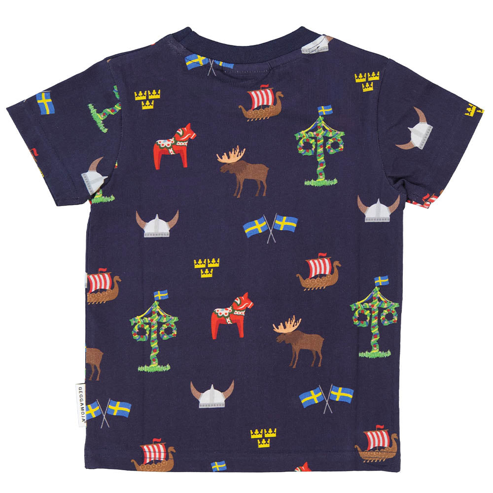Geggamoja Child's T-Shirt - Swedish Icons