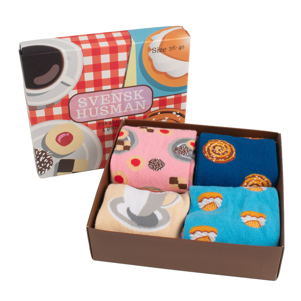 Swedish Fika Socks Gift Set