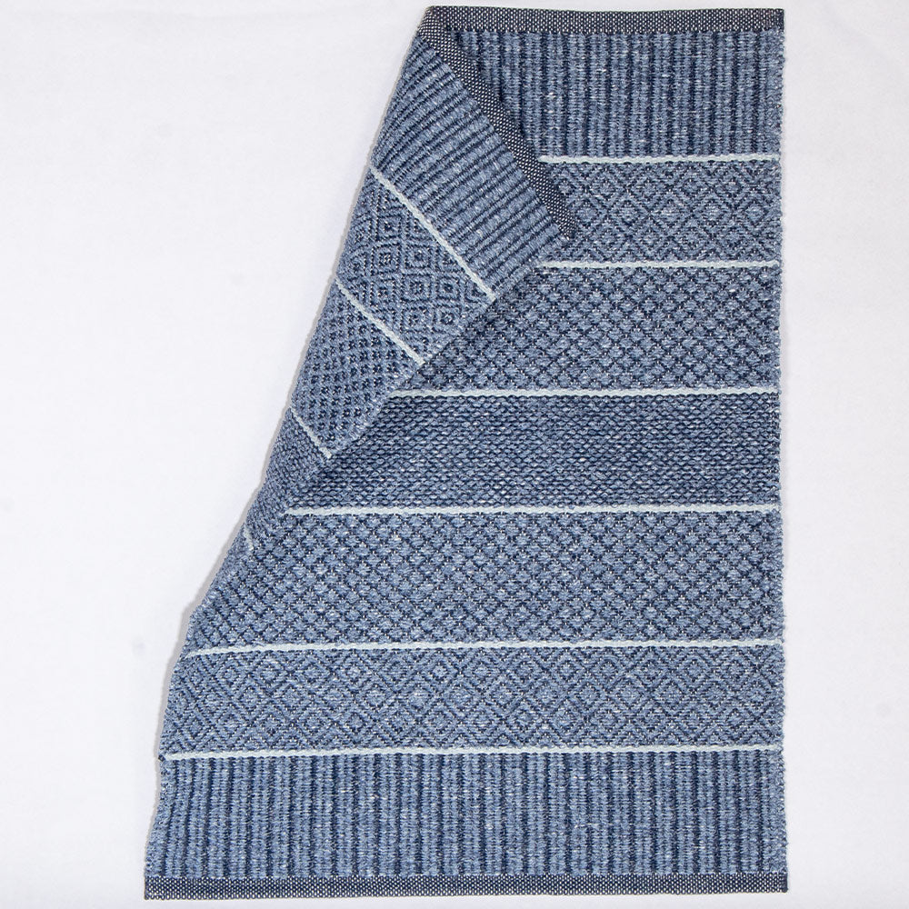 Alice Blue Cotton / Vinyl Rug