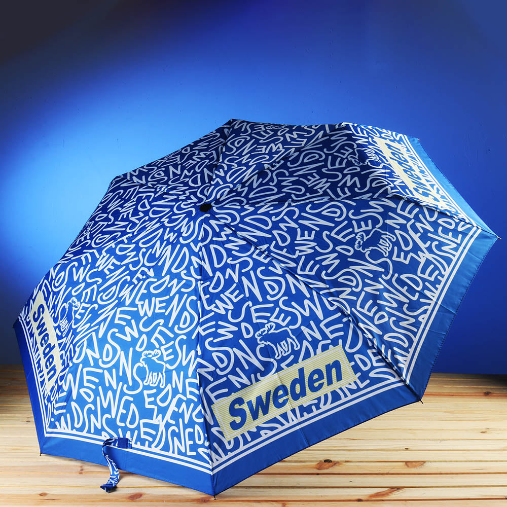 Umbrella - Sweden, blue