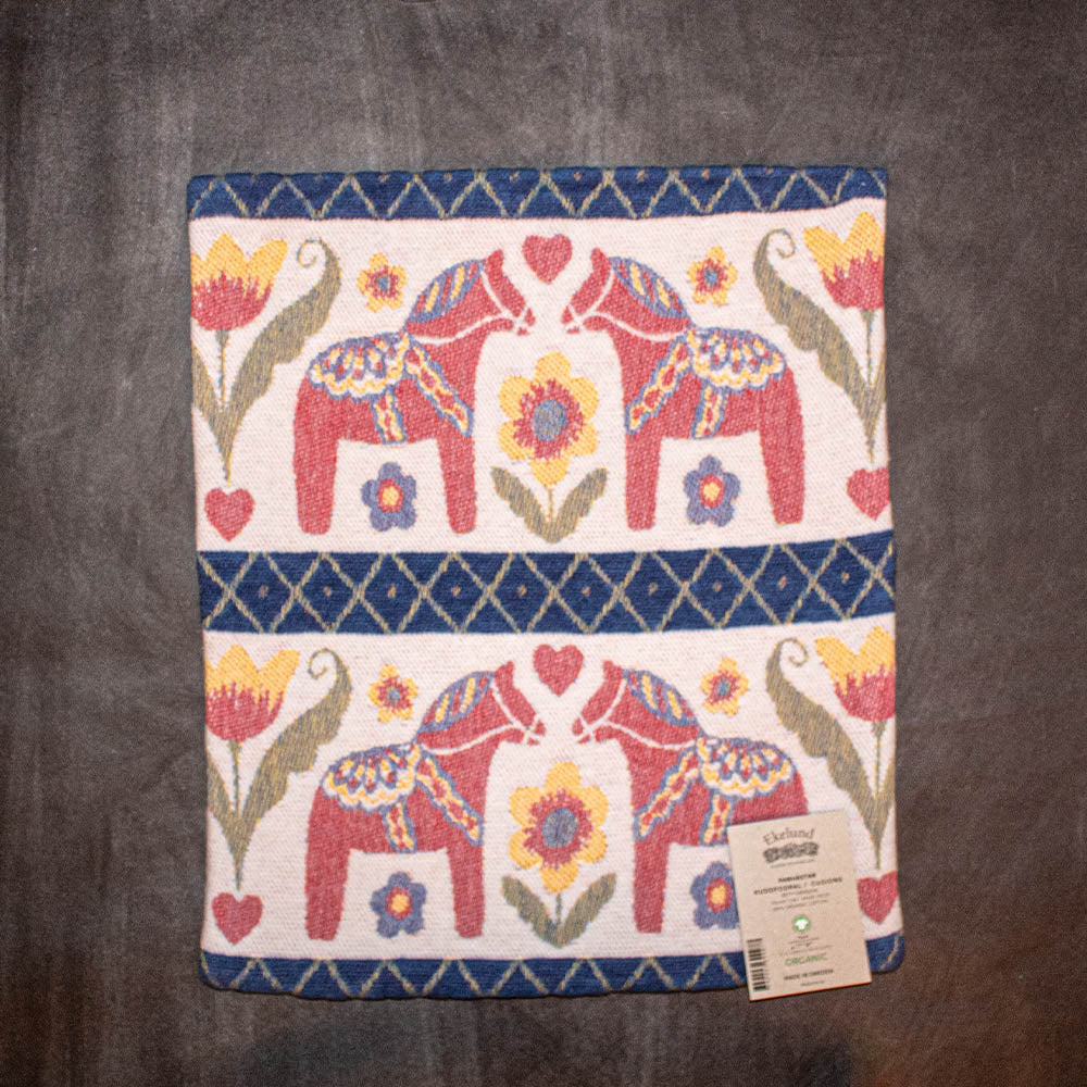 Ekelund Pillow Case - Parhäster (pair of horses)