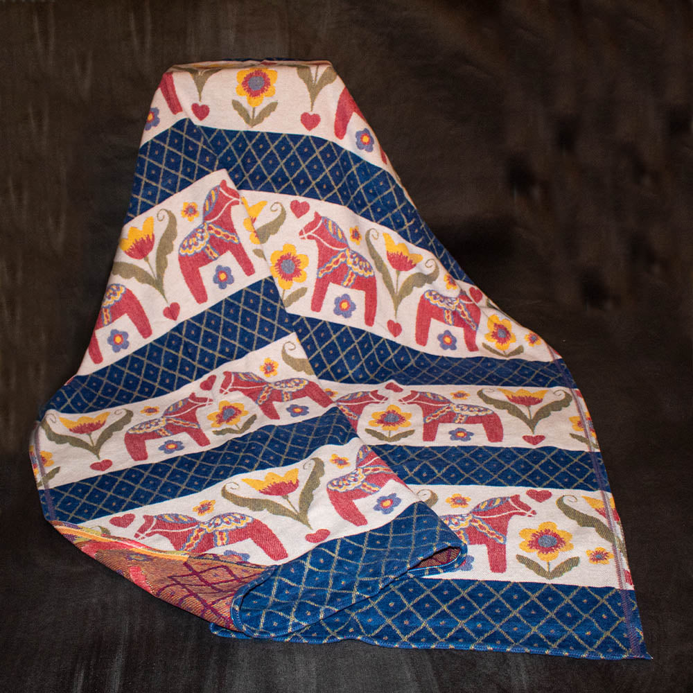 Ekelund Blanket - Parhästar (pair of horses)