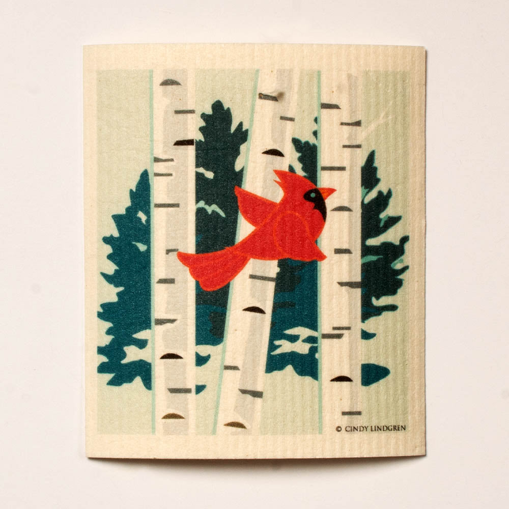Dishcloth - Cardinal & Birch