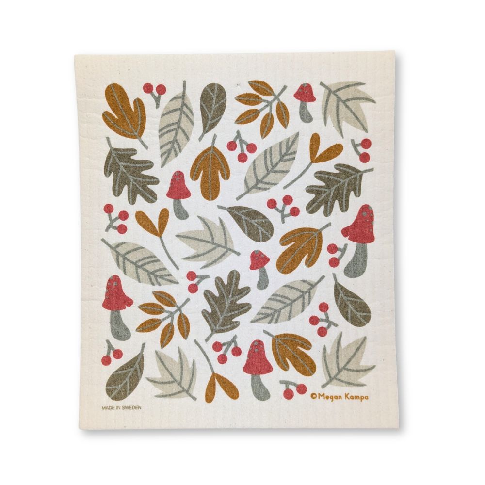 Swedish Dishcloth - Fall Leaves