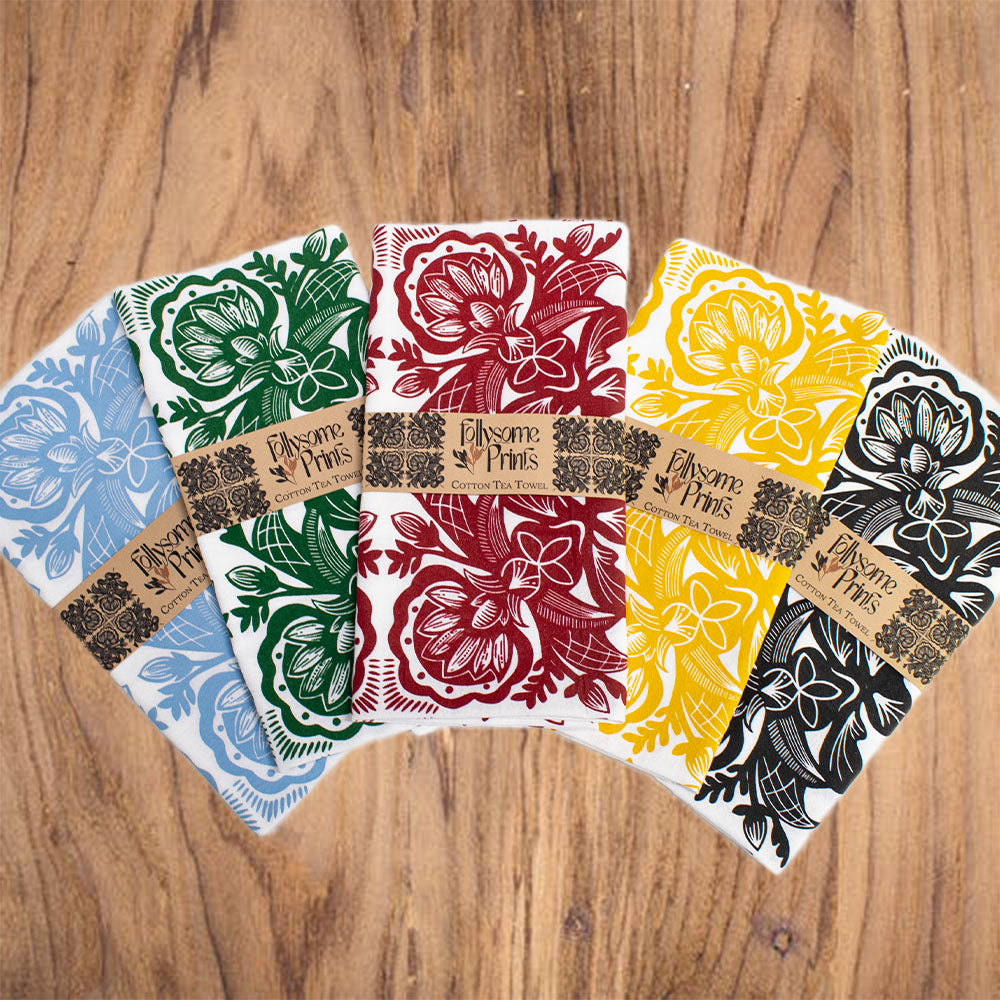 Towel - Rosemaling