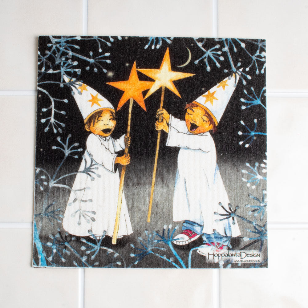Swedish Dishcloth - Star Boys