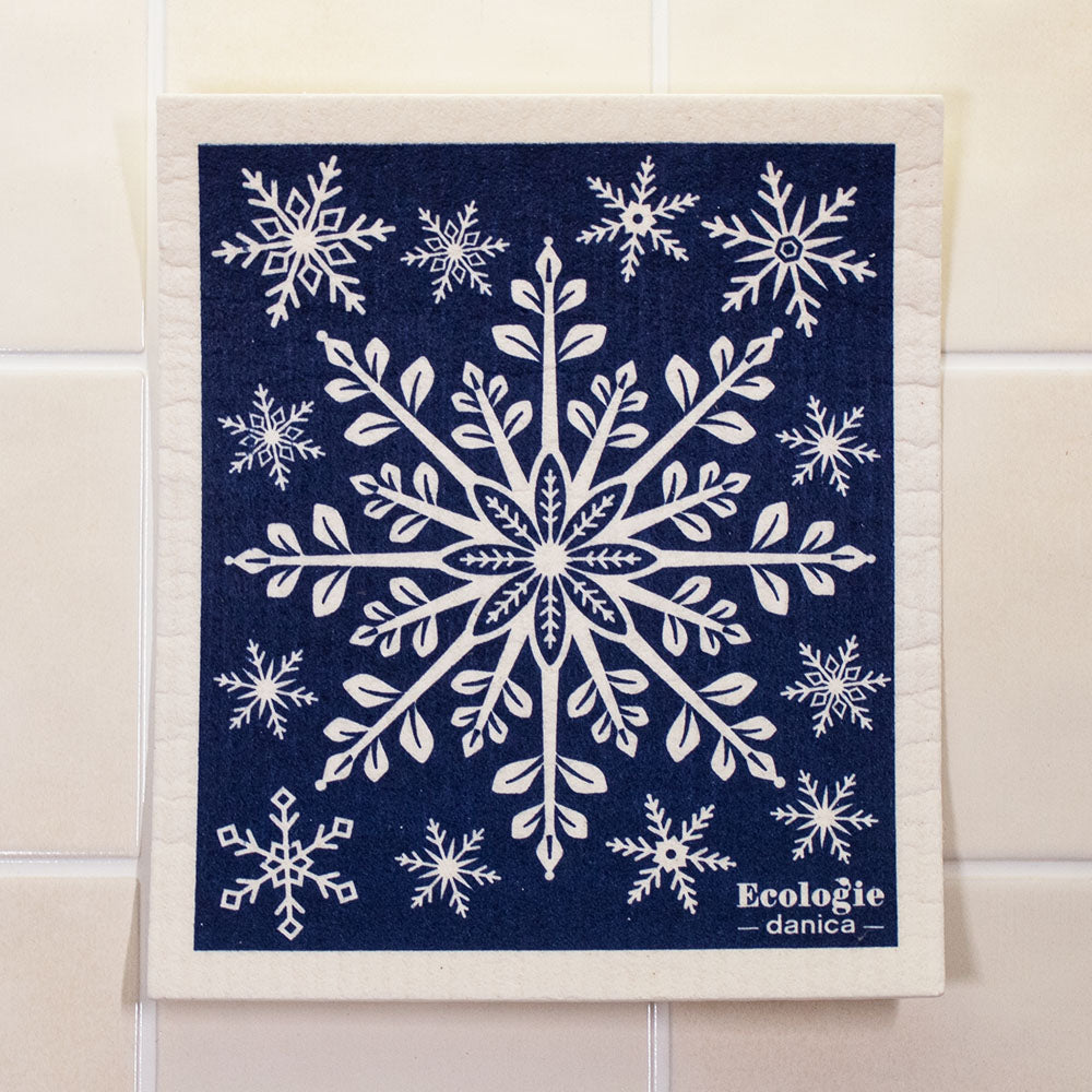 Swedish Dishcloth - Snowflake Ornament
