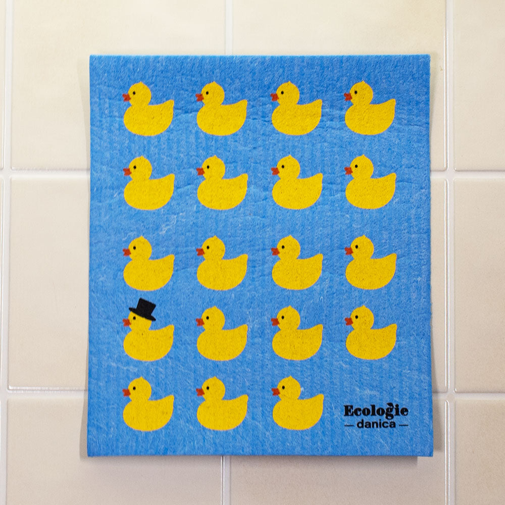 Swedish Dishcloth - Rubber Duckies