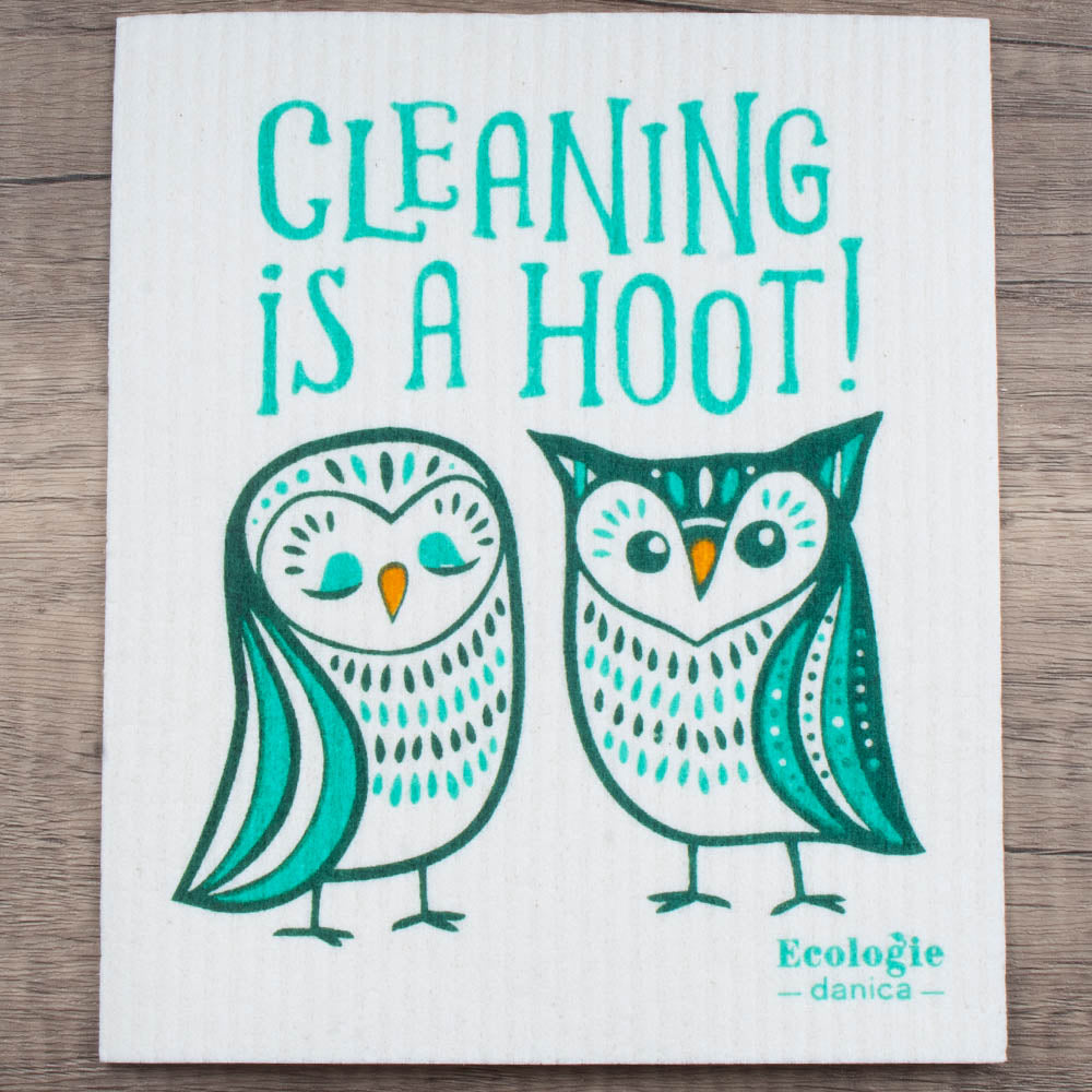 Dishcloth - Cleaning is a Hoot!