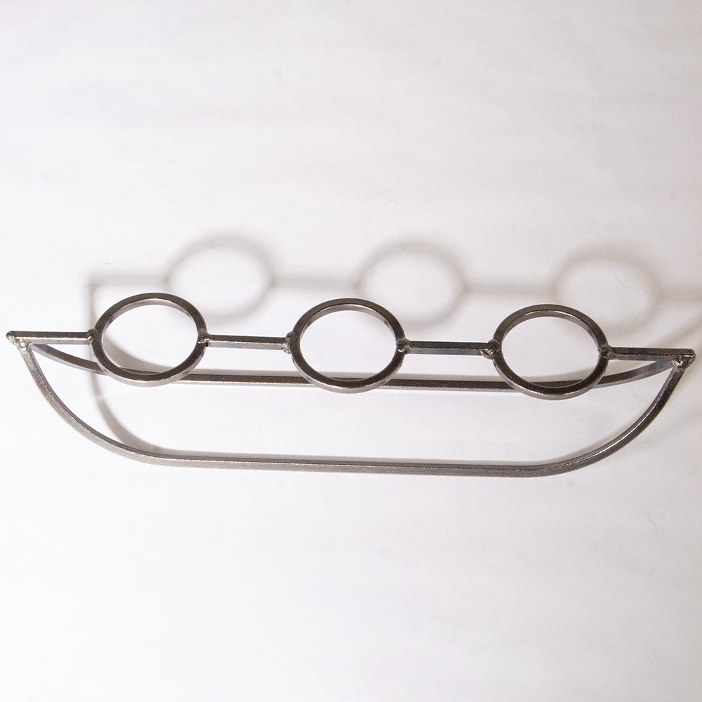 Danish Iron Boat Candleholder