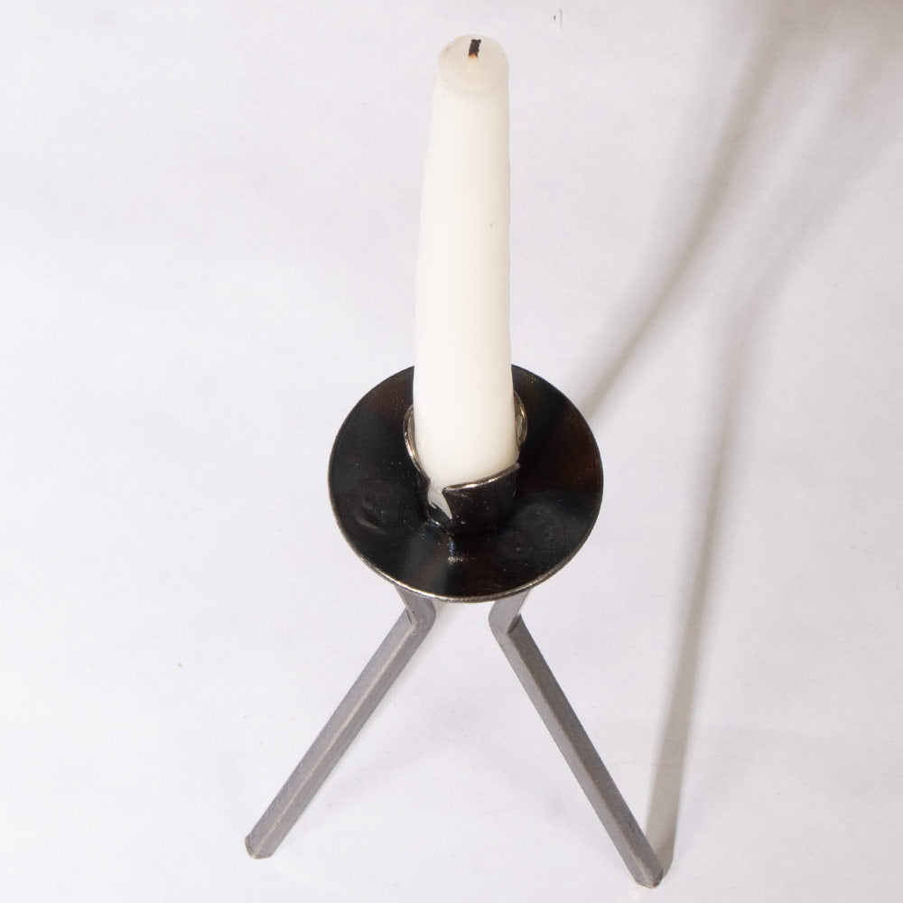 Danish Iron Tripod Candleholder