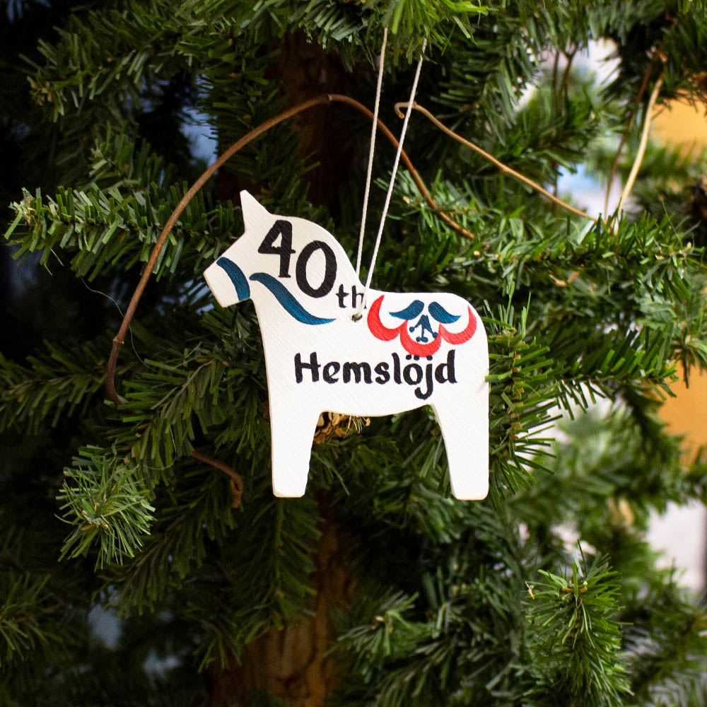 Ornament - 40th Anniversary Dala