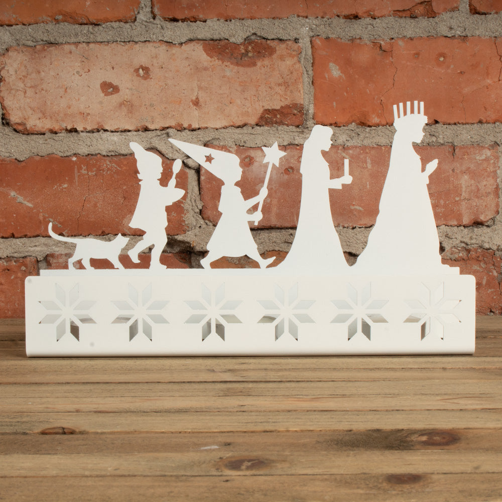 Lucia Procession Metal Candleholder