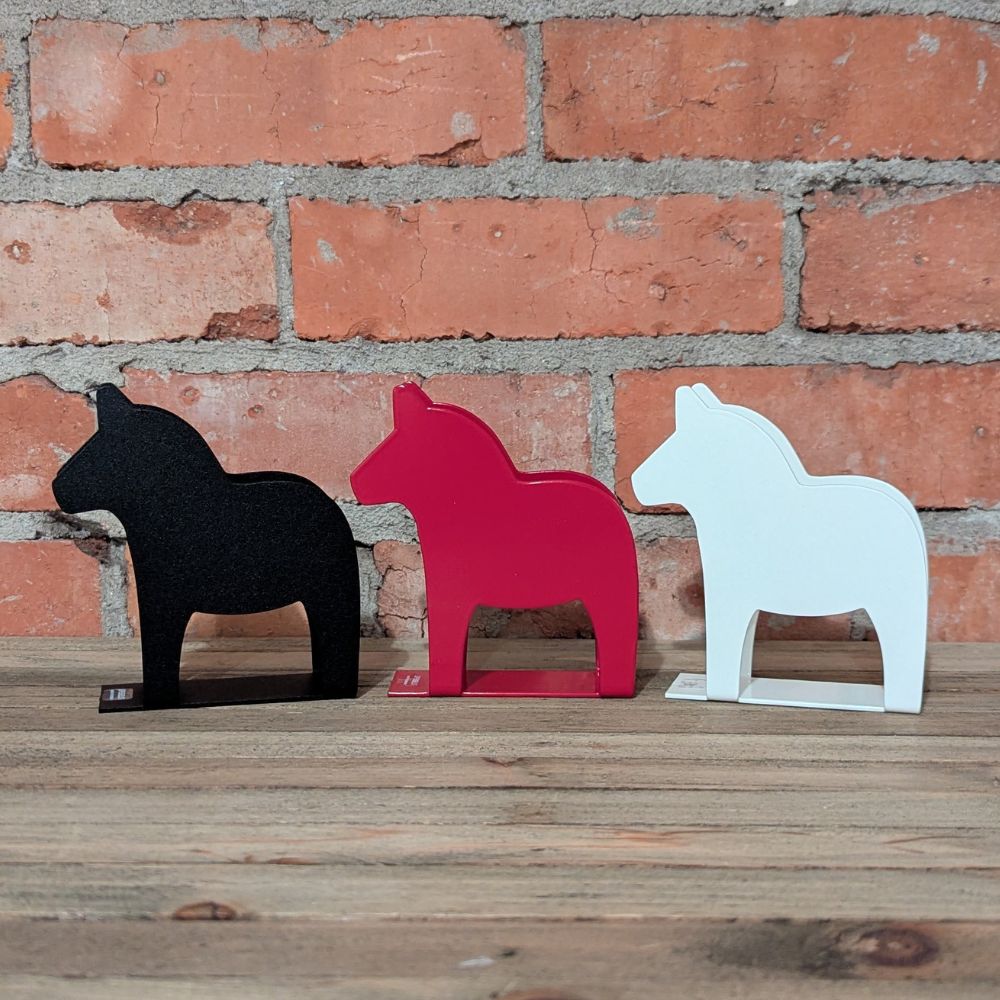 Metal Dala Horse Napkin Holder