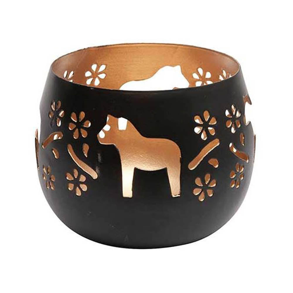 Votive Candleholder- Dala Horse