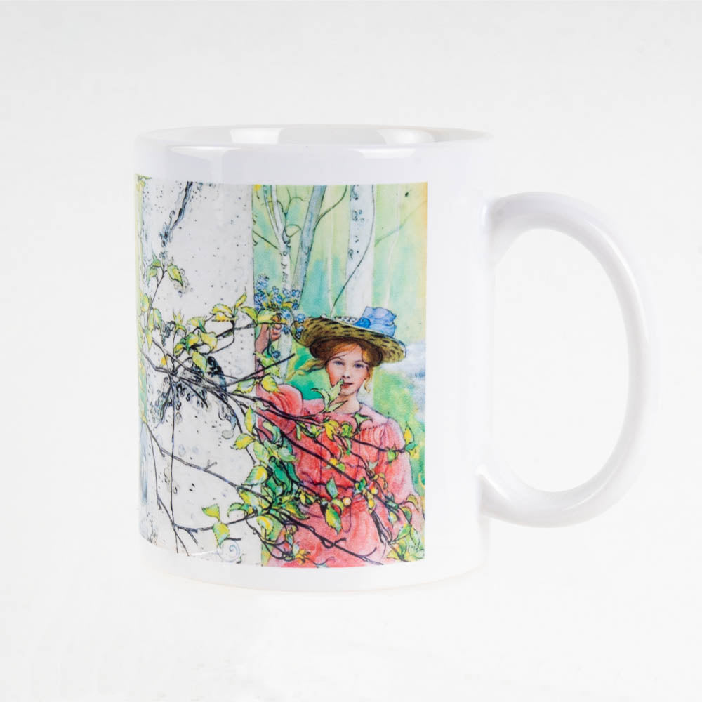 Mug - Carl Larsson - Girl Behind Birch
