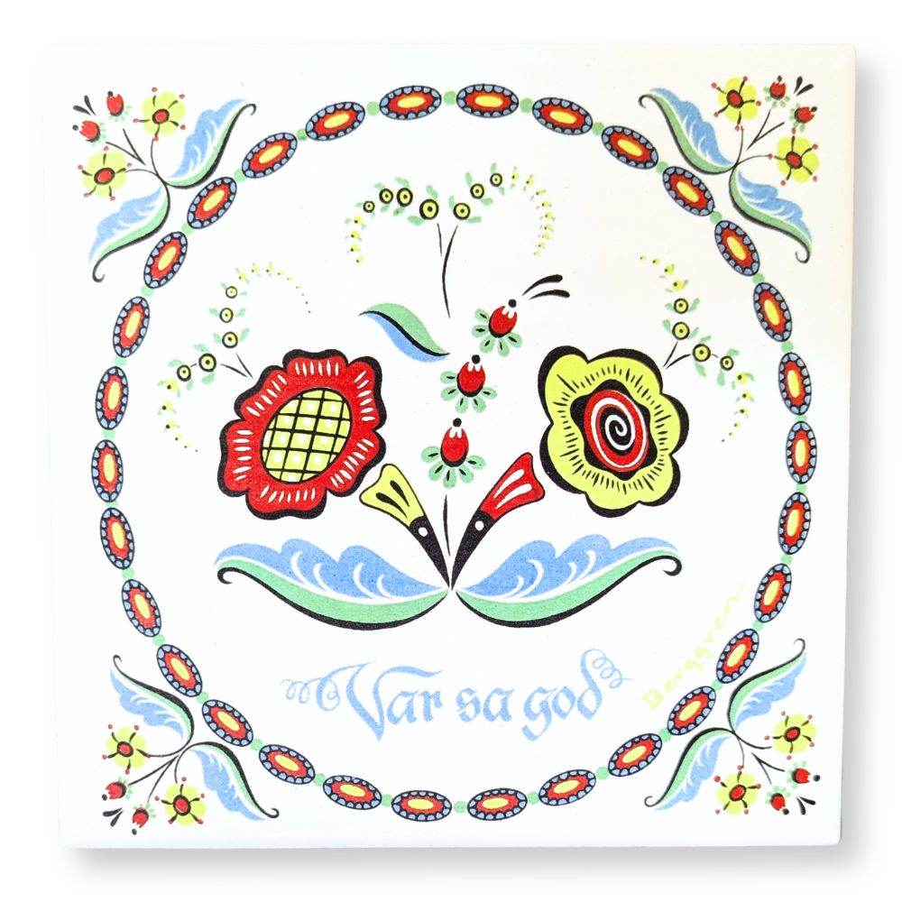 Tile - Classic Swedish Flower, Var Så God